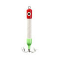 Squid Fishing Lure Set of 3 (15g, 20g, 30g) Red White UV Body
