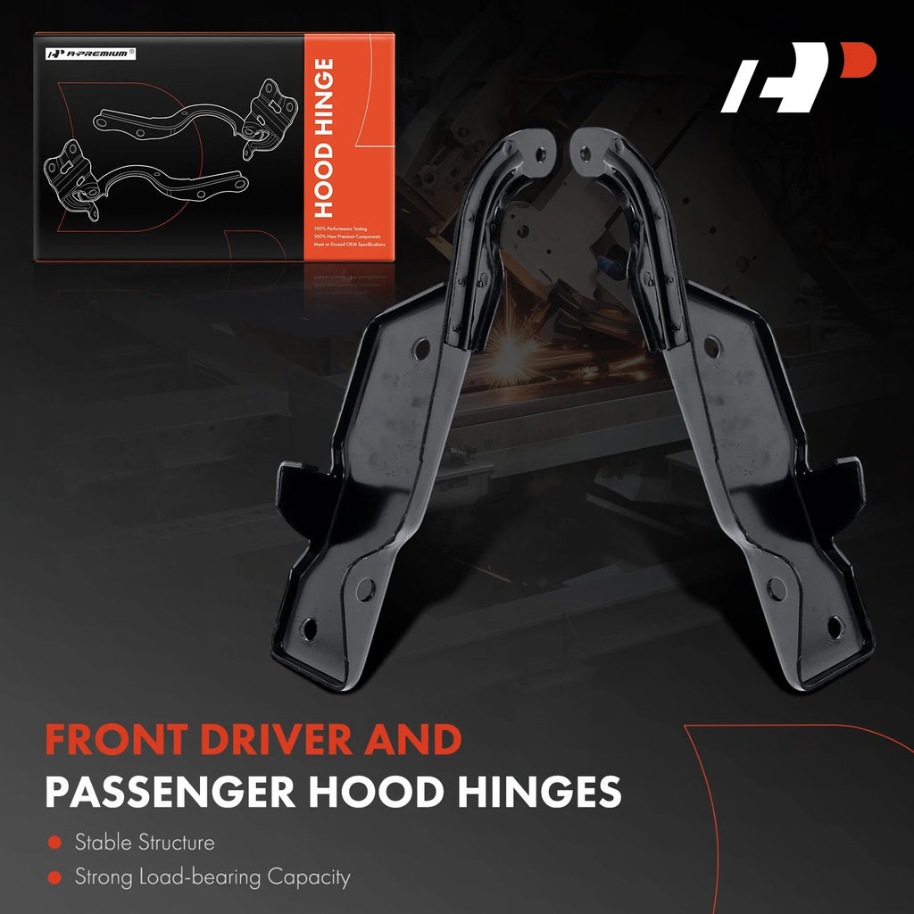 2X Hood Hinges for Chevy Tahoe, Blazer, C1500, C2500 (1995–2000)