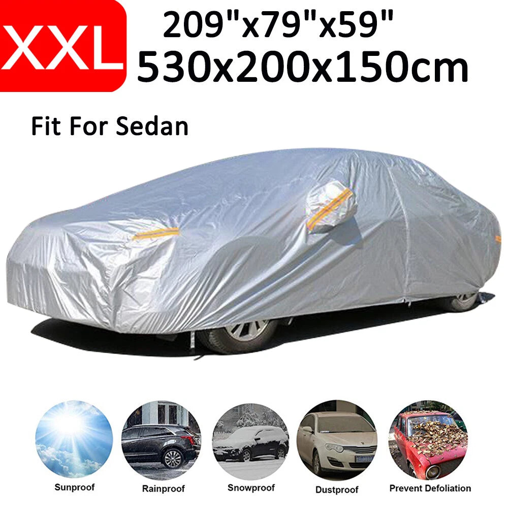 Waterproof Car Cover for All Vehicles (530cm)