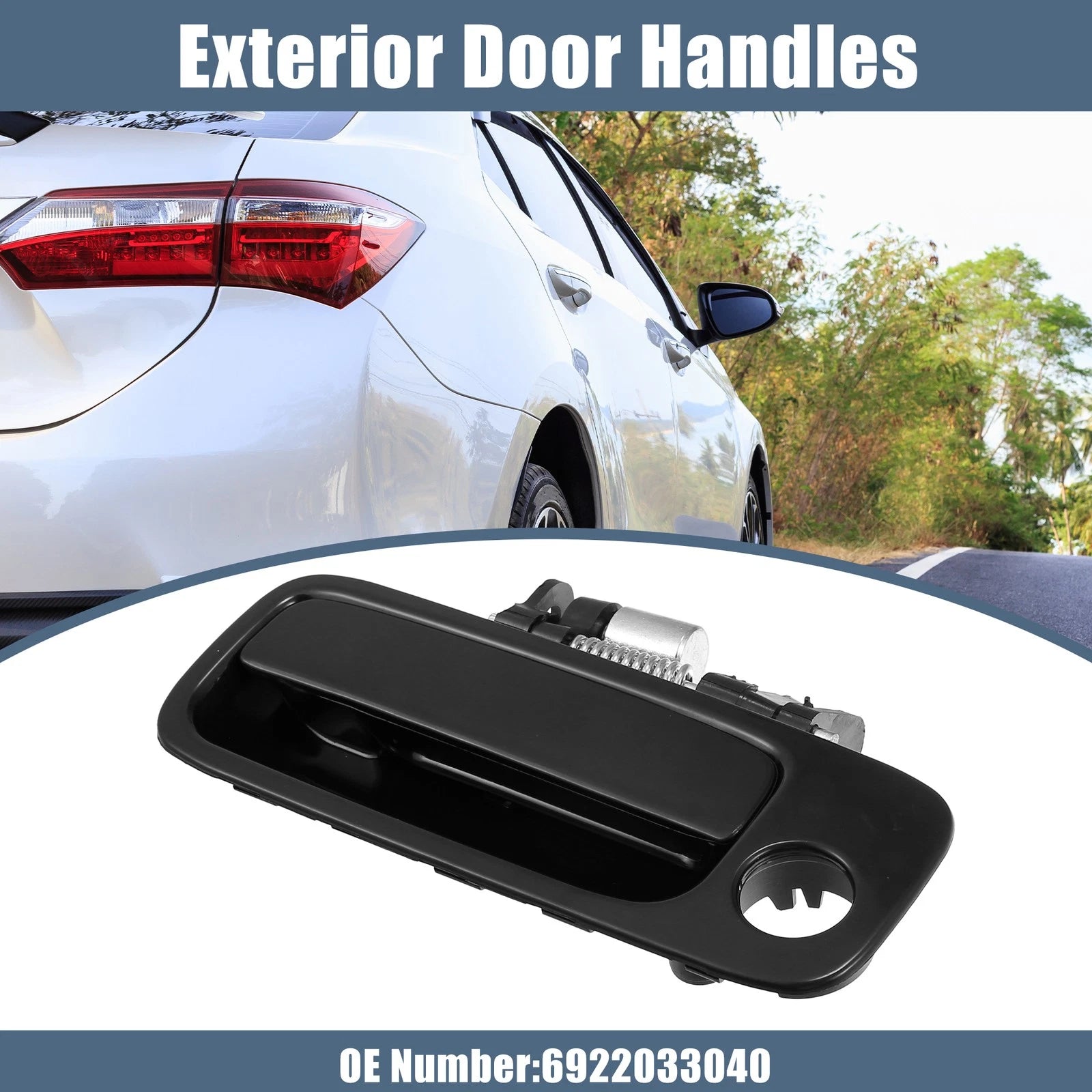 Front Left Driver Side Exterior Door Handle for Toyota Camry 
