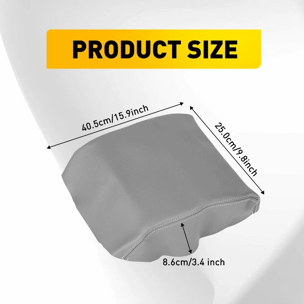 Console Lid Armrest Vinyl Cover for Honda Ridgeline (2009–2014)