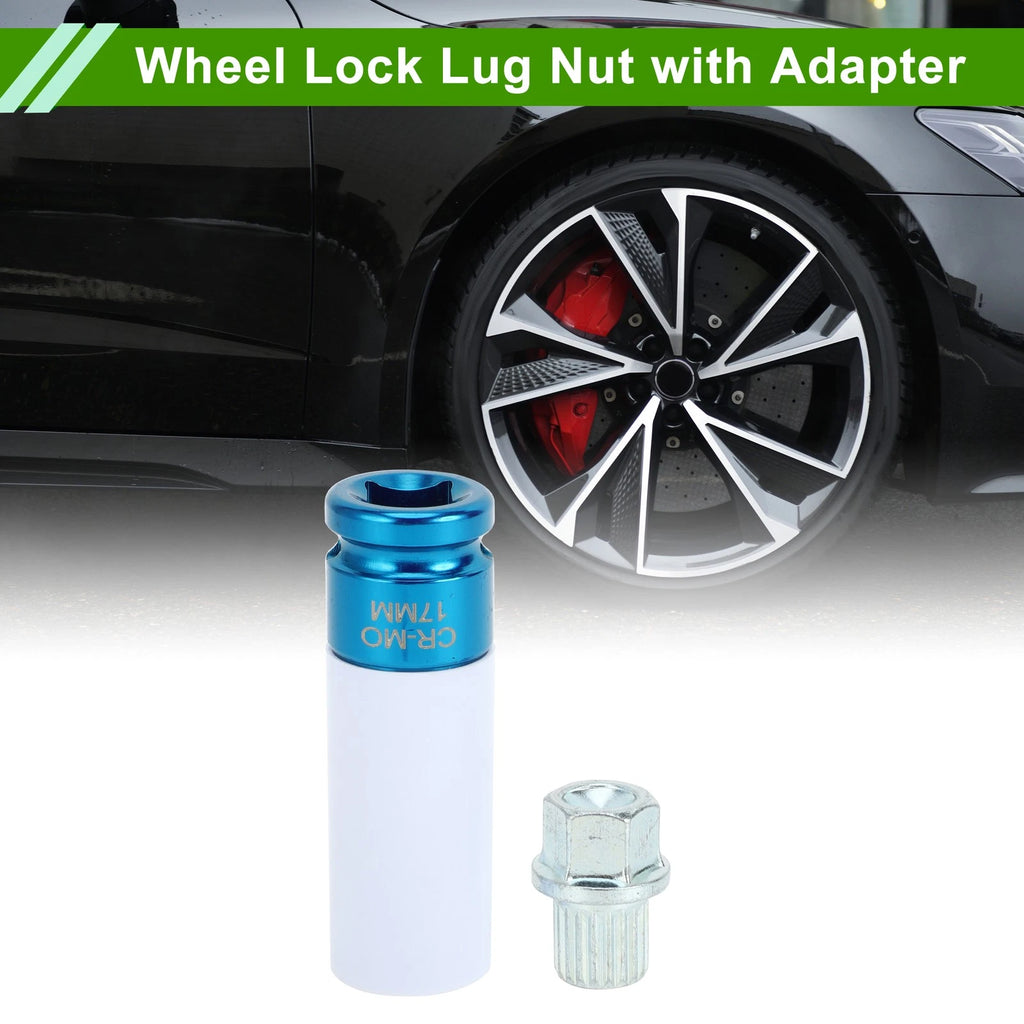 Set of 1 Wheel Lock Lug Nut Screw Removal Key Socket 8/20PT for Audi VW