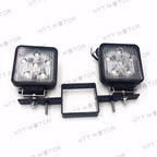 18W Off-Road LED Work Lamp for Truck SUV Trailer RV (Square)