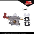2 Pack Carburetor Kit for Craftsman String Trimmer (Zama C1U-P27)