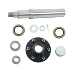 6 on 5.5 Trailer Axle Hub Kit with Circular Spindle Bearing (5200lbs)