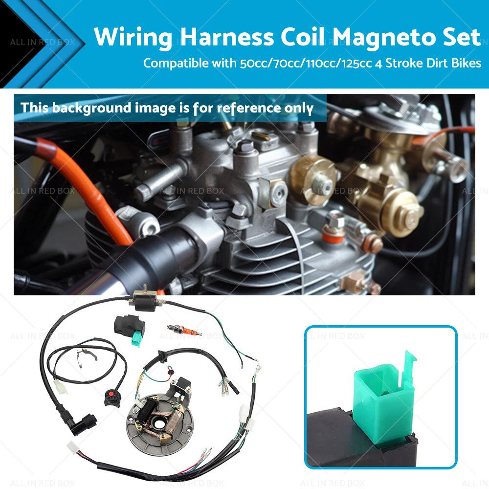 Wire Harness for Dirt Pit Trail Bike (50cc 125cc)