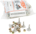 96 Pack WOODYS Signature Series Stainless Steel Snow Tracks Studs 1.175 in