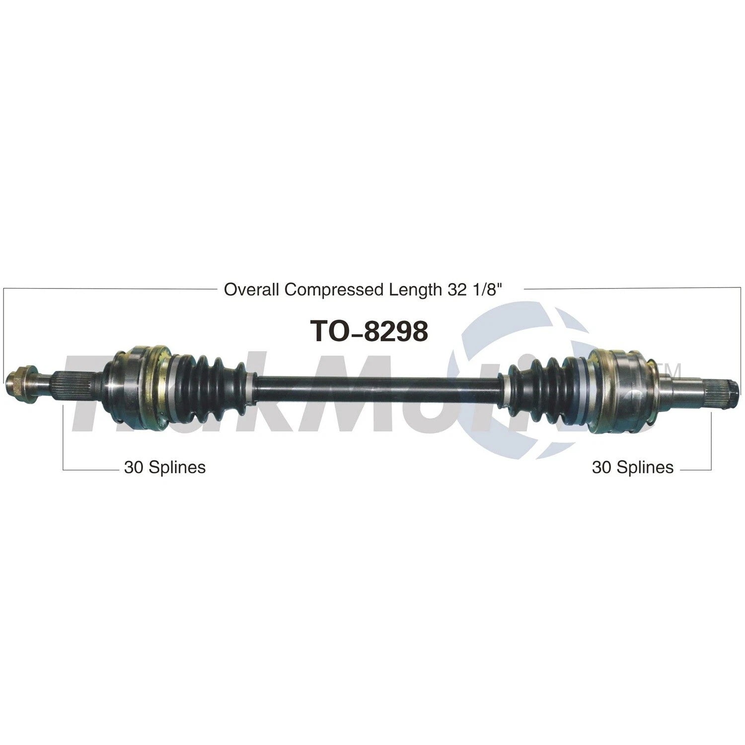 SurTrack TO-8298 CV Axle Shaft for