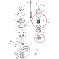 Fuel Filter Kit 35-866171A01 for MerCruiser Engine (35-8M0093688, 18-7977-1)