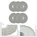 Set of 6 Mop Cloths for Various Robot Vacuums