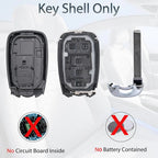 5 x Button Remote Control Key Housing Shell for Chevrolet Cruze Malibu Camaro