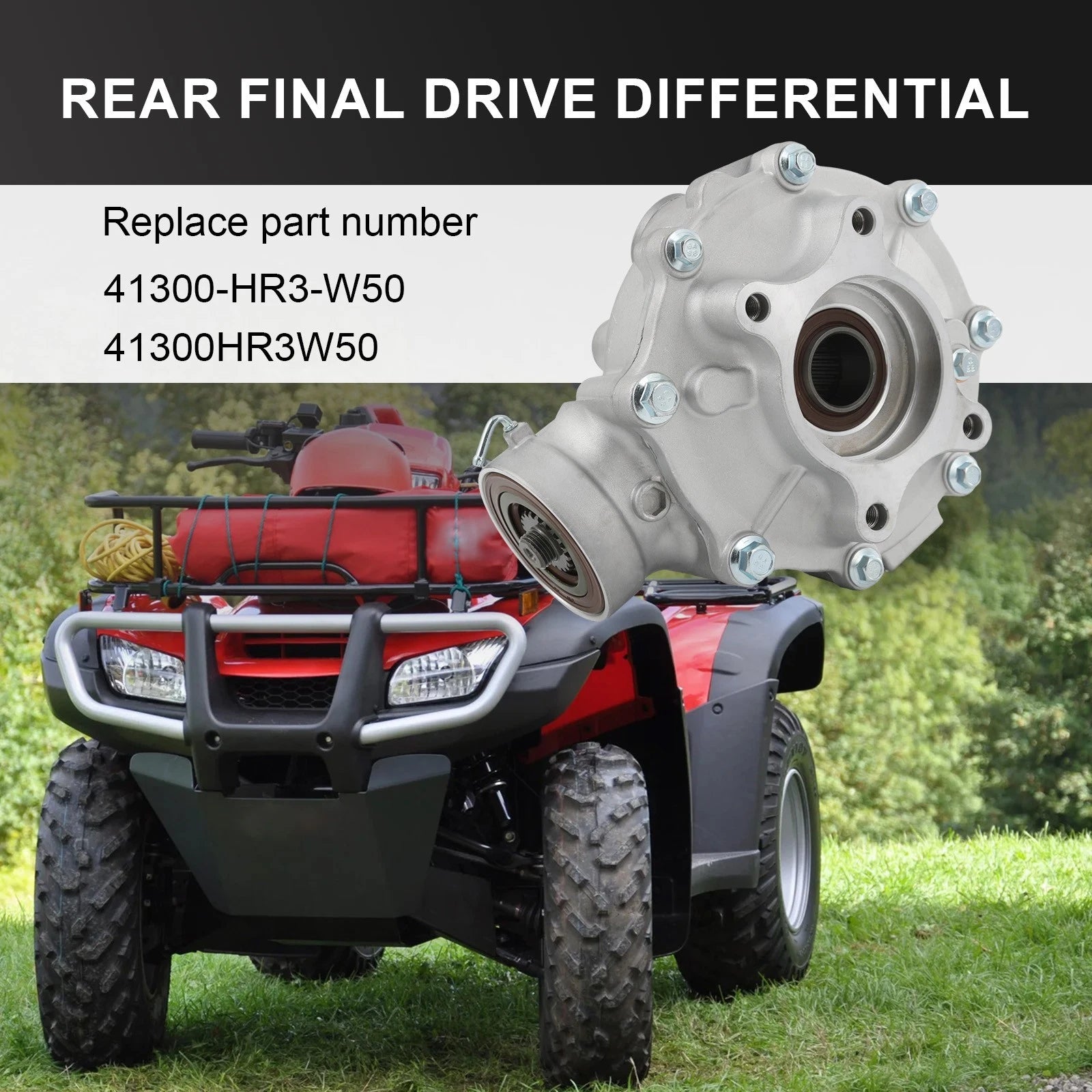 Rear Differential for Honda TRX420 Rancher, TRX500 Foreman (2017-2019)