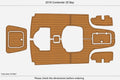 EVA Foam Teak Deck Flooring Mat for Contender 25 Bay (2018)
