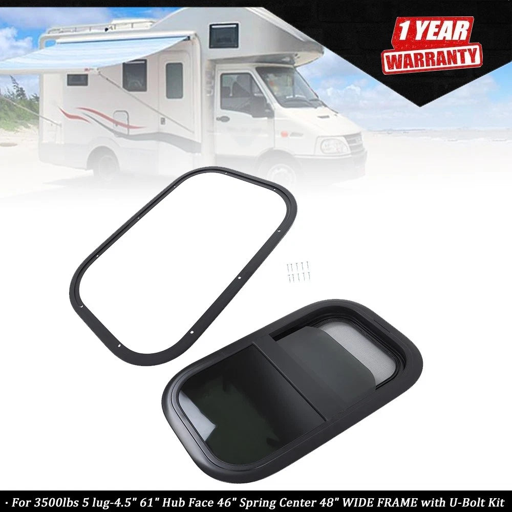 RV Window for Camper (14" x 22") Vertical Slider with Screen