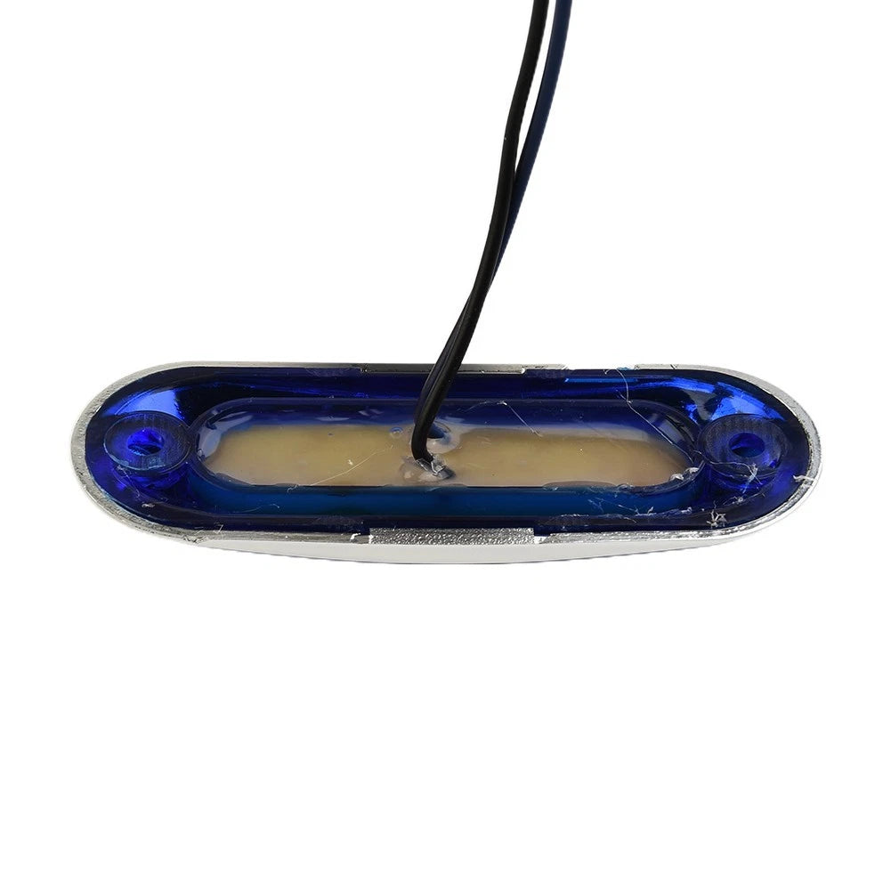 Set of 4 Blue Courtesy Lights for Marine Boat (12V–24V)
