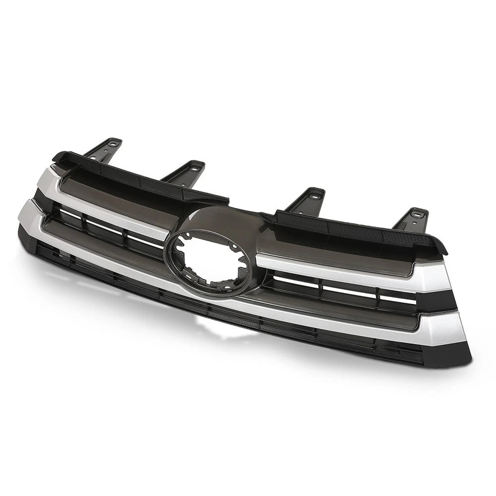 Front Bumper Upper Grille for Toyota Highlander (2017–2019) Black & Chrome
