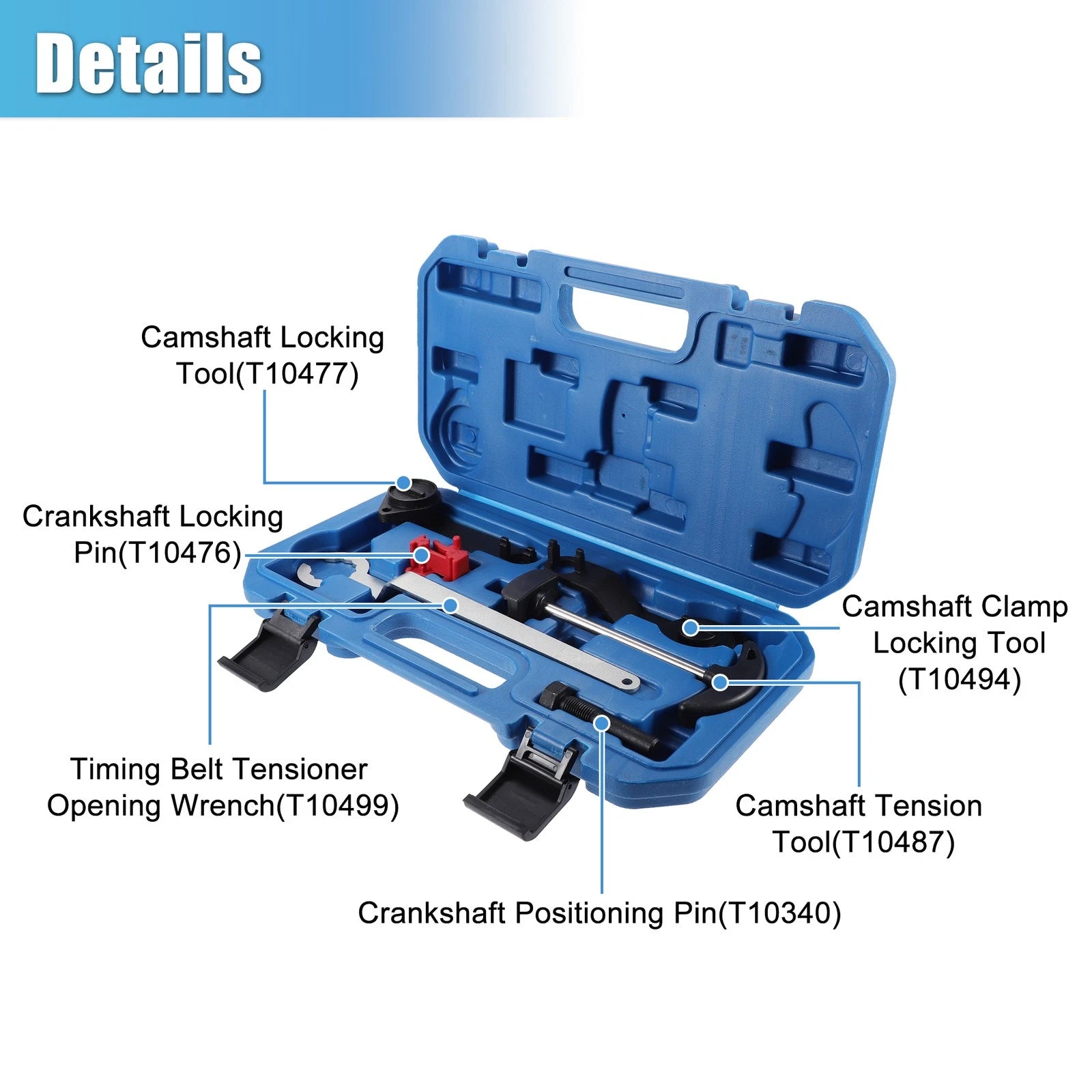 Timing Belt Tool Kit No.T10340 for Volkswagen Golf VII (2013–2020)