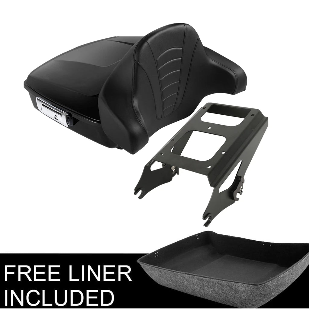 Chopped Trunk Pad for Harley Touring Road Glide King (2009–2013)