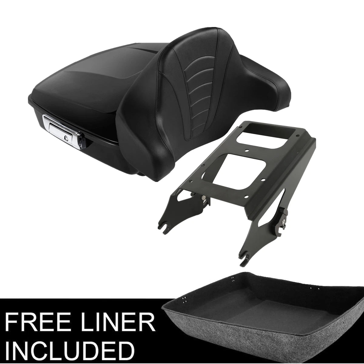 Chopped Trunk Pad for Harley Touring Road Glide King (2009–2013)