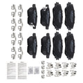 8pcs Ceramic Brake Pads Kit for Toyota Matrix (2009–2014) D1210 D1354