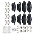8pcs Ceramic Brake Pads Kit for Toyota Matrix (2009–2014) D1210 D1354