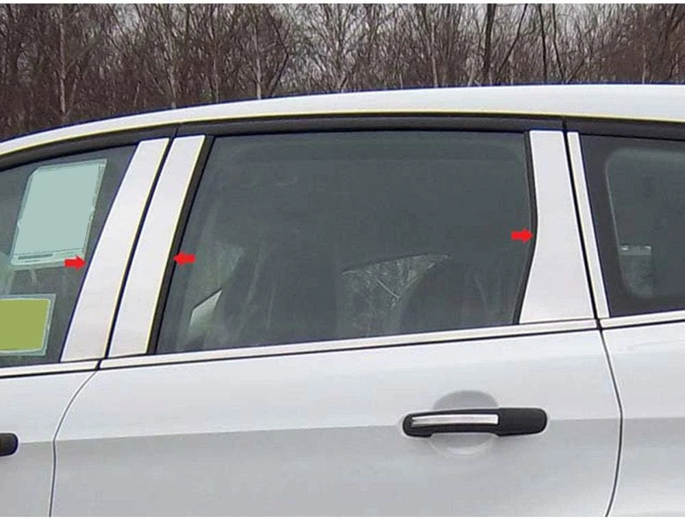 6pc. Luxury FX Chrome Pillar Post Set For 2013-2019 Ford Escape