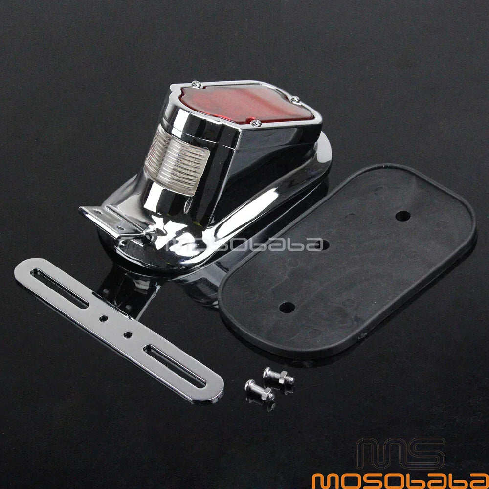 Red Tombstone Tail Light Brake Lamp for Harley Dyna Softail Sportster