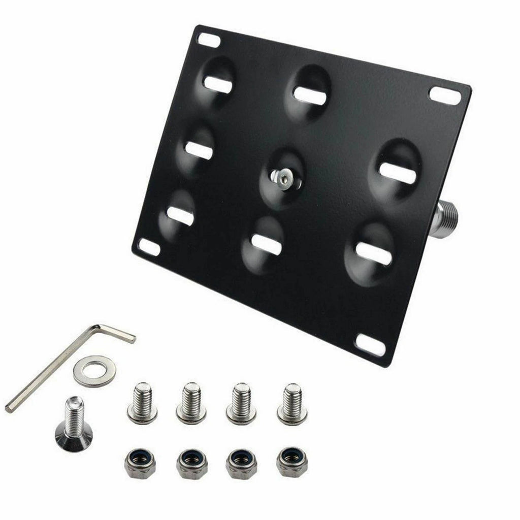 Bumper Tow Hook License Plate Mounting Bracket for Volkswagen Golf GTi MK7 (2015-2020)