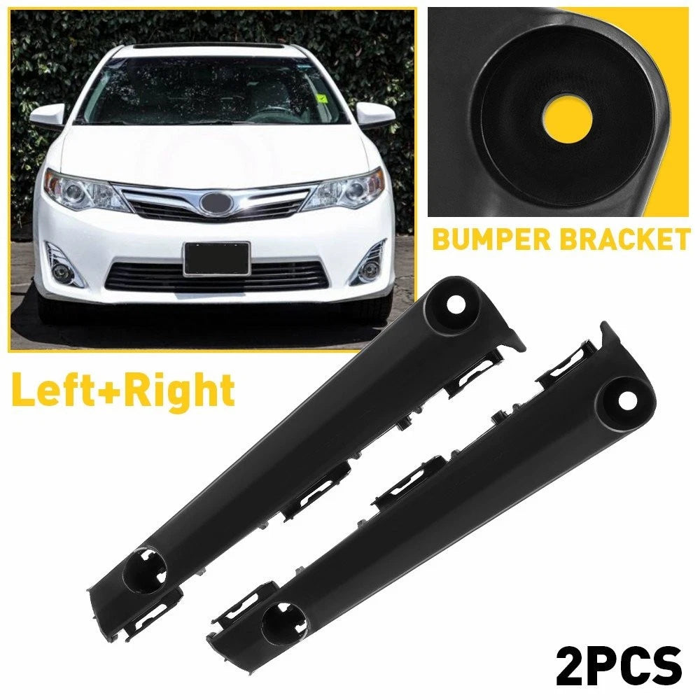 Set of 2 Front Bumper Retainer Support Brackets for Toyota Camry (2012–2014)