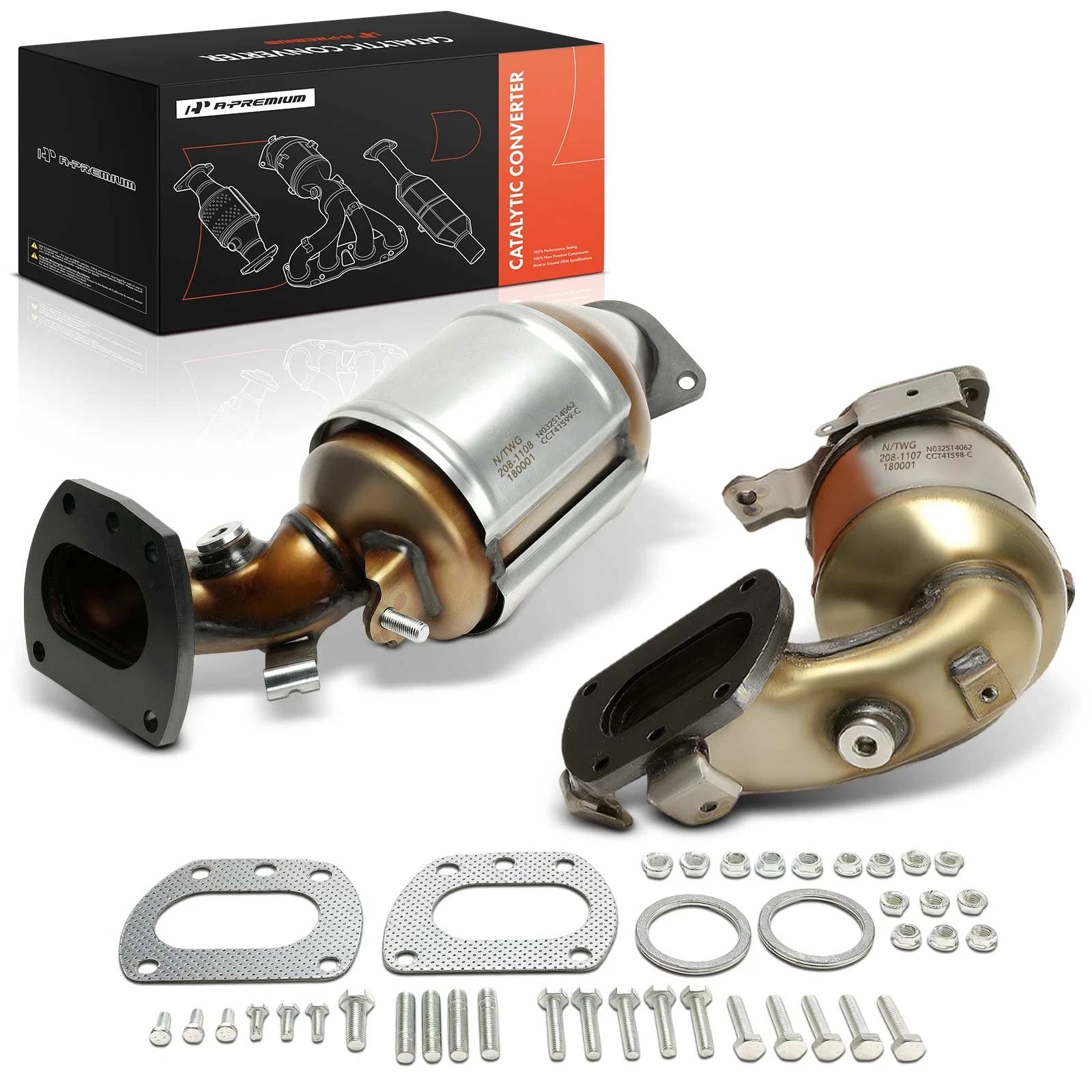 Front Catalytic Converters for Toyota Highlander Lexus RX350 (2017-2022)