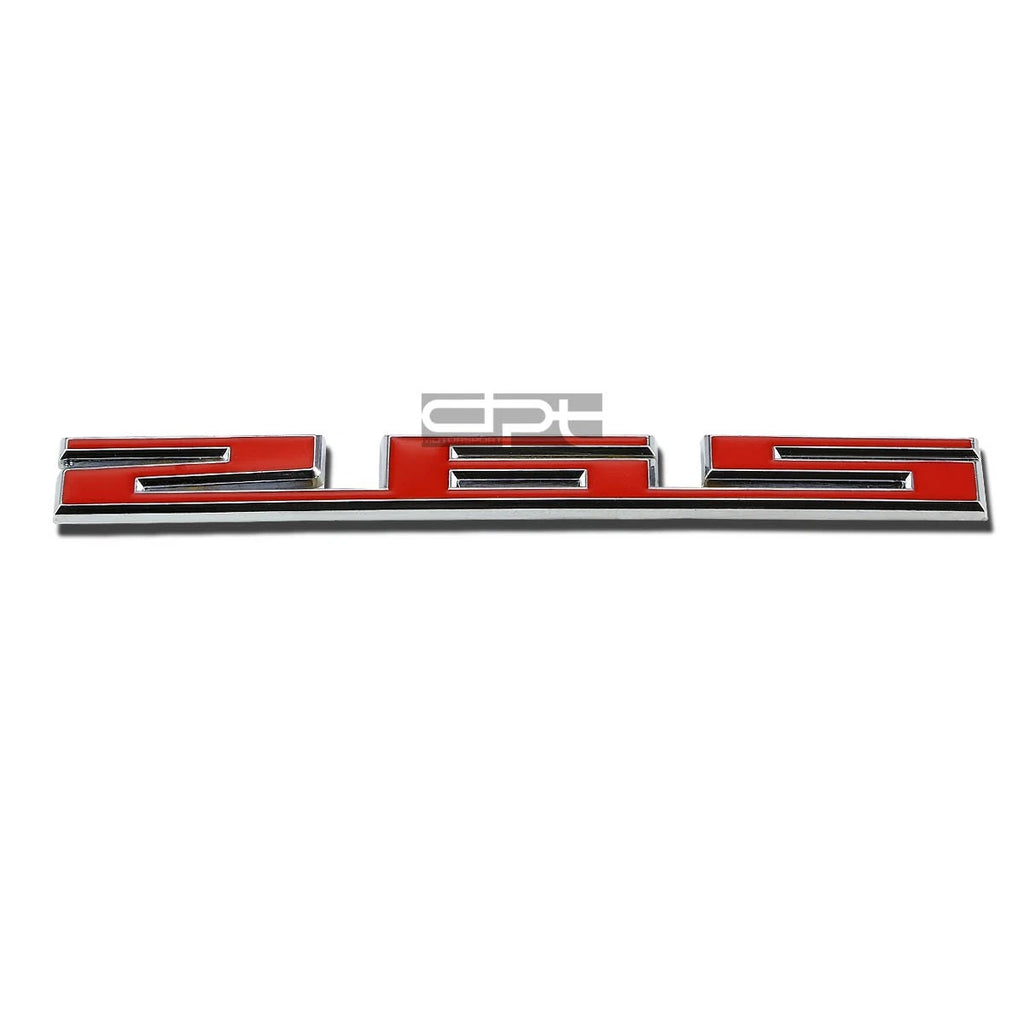 Chrome/Red Bumper Emblem Badge for SBC 265 4.3
