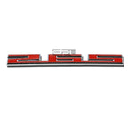 Chrome/Red Bumper Emblem Badge for SBC 265 4.3
