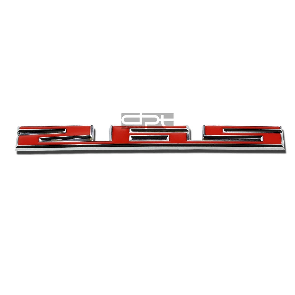 Chrome/Red Bumper Emblem Badge for SBC 265 4.3