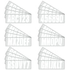 Sticker Decals A-Z Letters & 0-9 Numbers for Marine Boat (3")