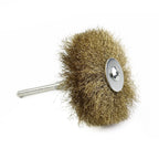 Wire Wheel Brush for Mini Drill Rotary Tools (Copper Plated Steel)