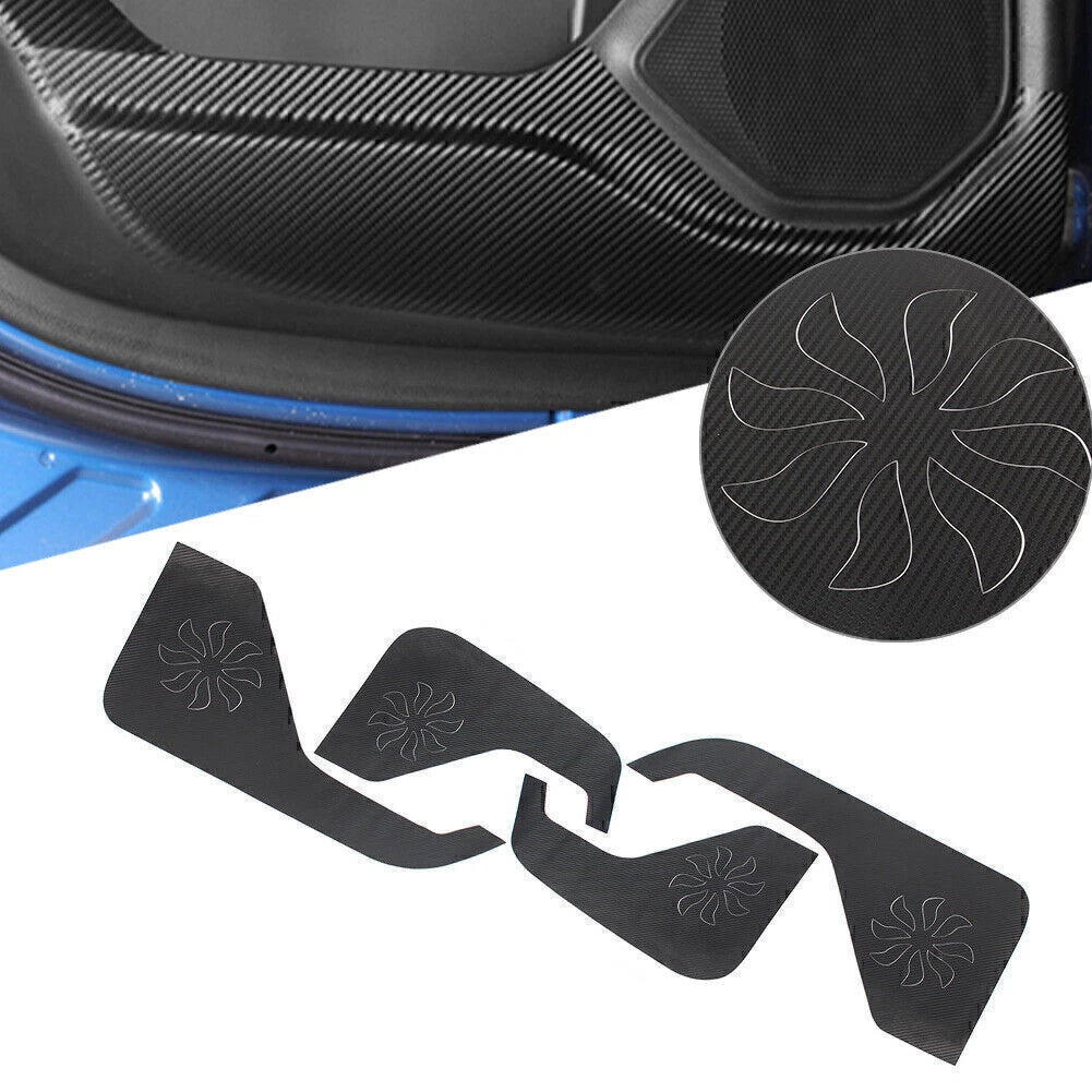 Set of 4 Car Door Anti Kick Pad Protection Covers for Ford Explorer (2020–2022)