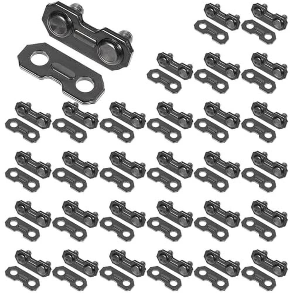 Set of 30 Stainless Steel Chainsaw Chain Joint Repair Kits for 0.058 Chains