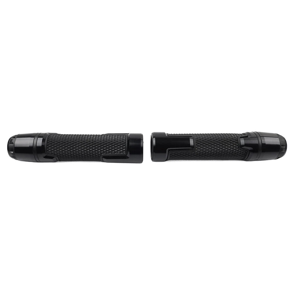 Black 22MM 7/8 Inch Handlebar Grip with Bar End for Harley Honda