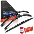 Set of 3 Wiper Blades for Mitsubishi Eclipse (2000–2005)
