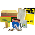 Set of 4 Mann Engine Cabin Air Oil Fuel Filters & Denso Spark Plugs for