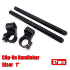 37mm Riser Clip-Ons Handlebars for Suzuki GS500, Honda CBR600F (1987–1990)