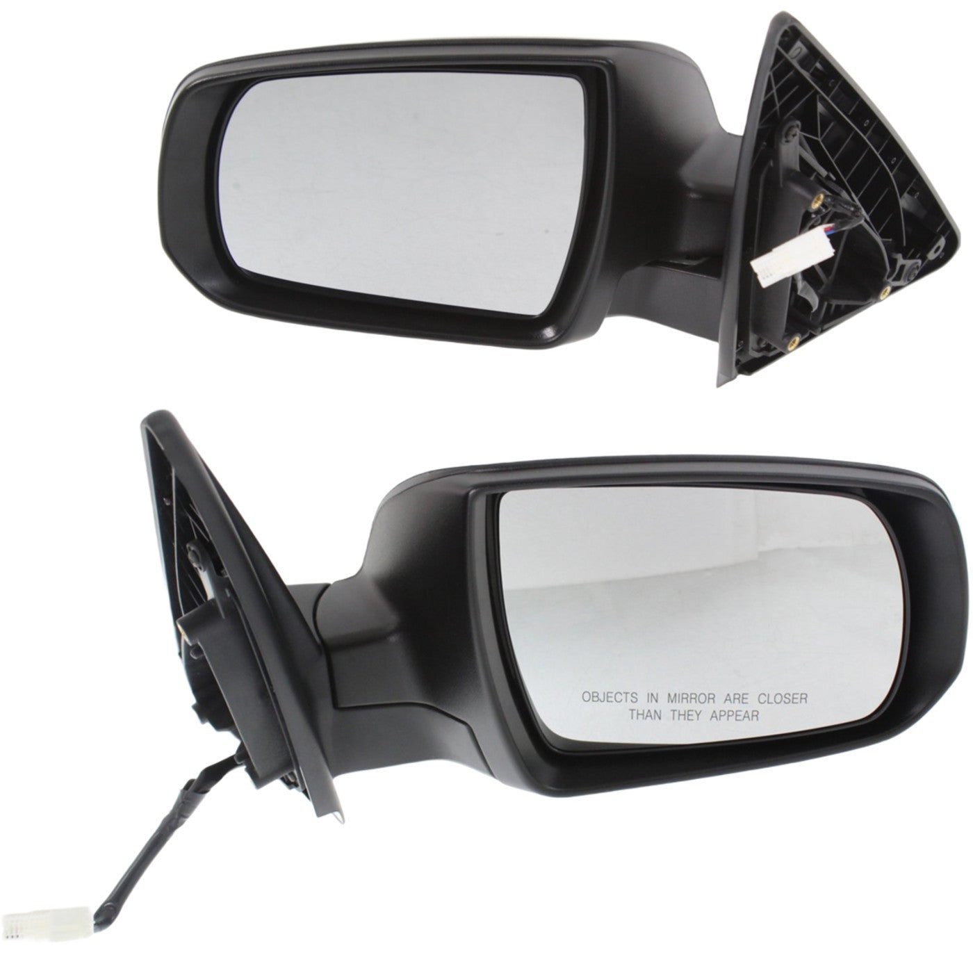 Power Mirrors for Kia Sorento (2011–2013) Textured Black