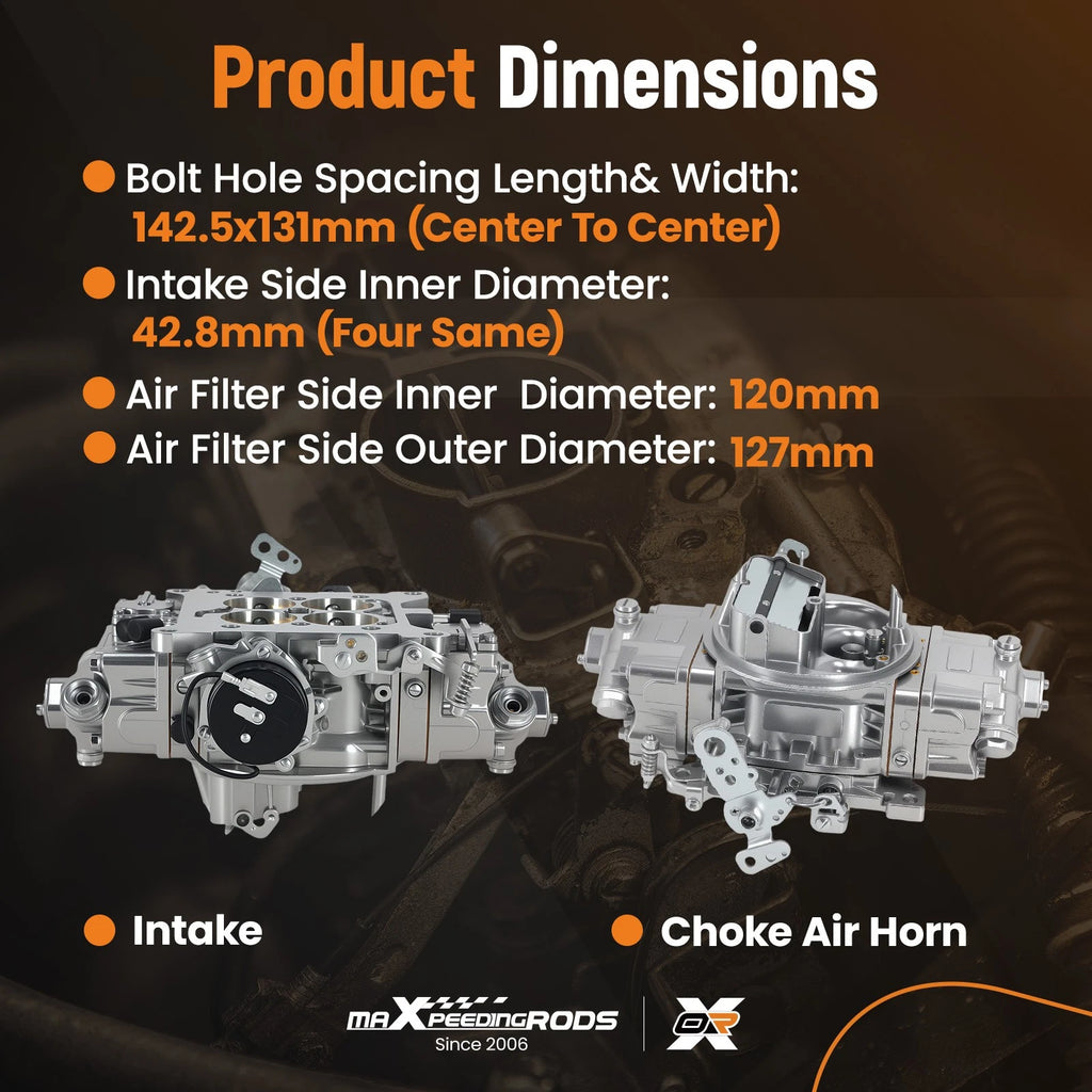 4 Barrel Carburetor for Square Bore Applications (650 CFM)
