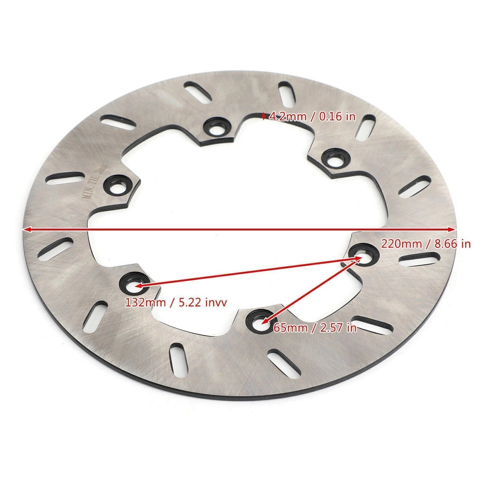 Rear Brake Rotor Disc for
