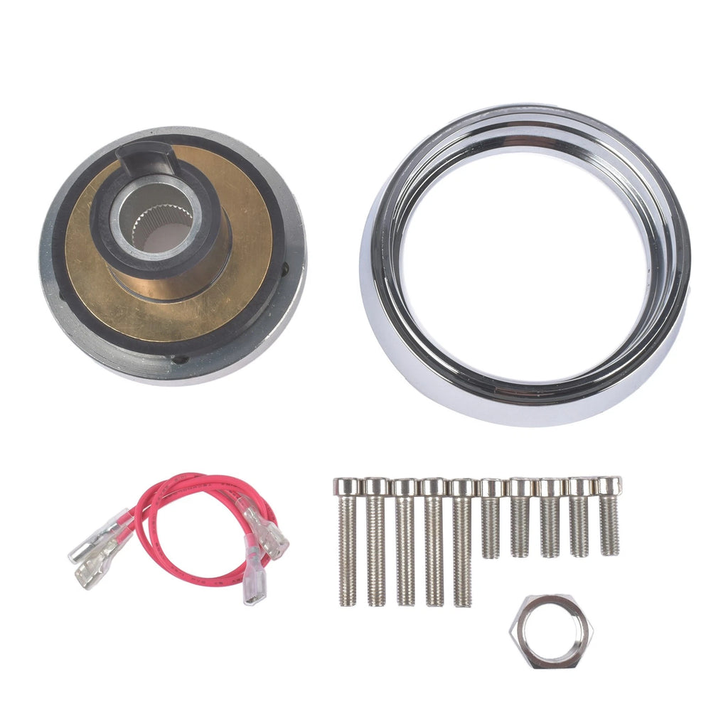 Chrome Steering Wheel Hub Adapter Kit for Kenworth Peterbilt (T04)