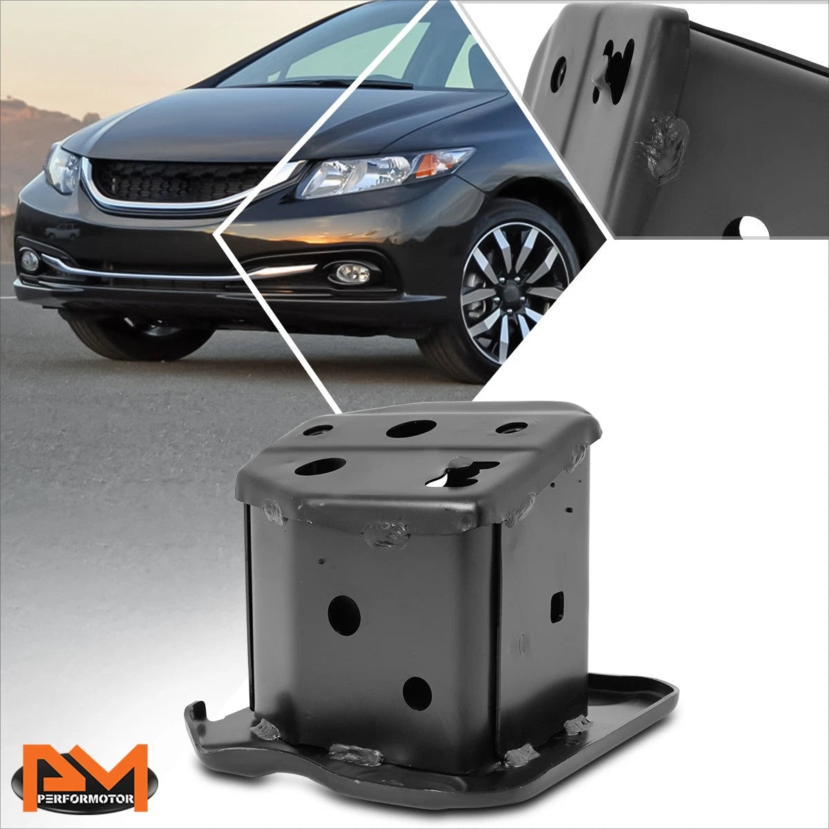 Rear Right Side Bumper Bracket for Honda Civic (2012–2015)