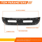 Steel Front Bumper Face Bar for Dodge Ram 1500 2500 3500 (1994–2002)
