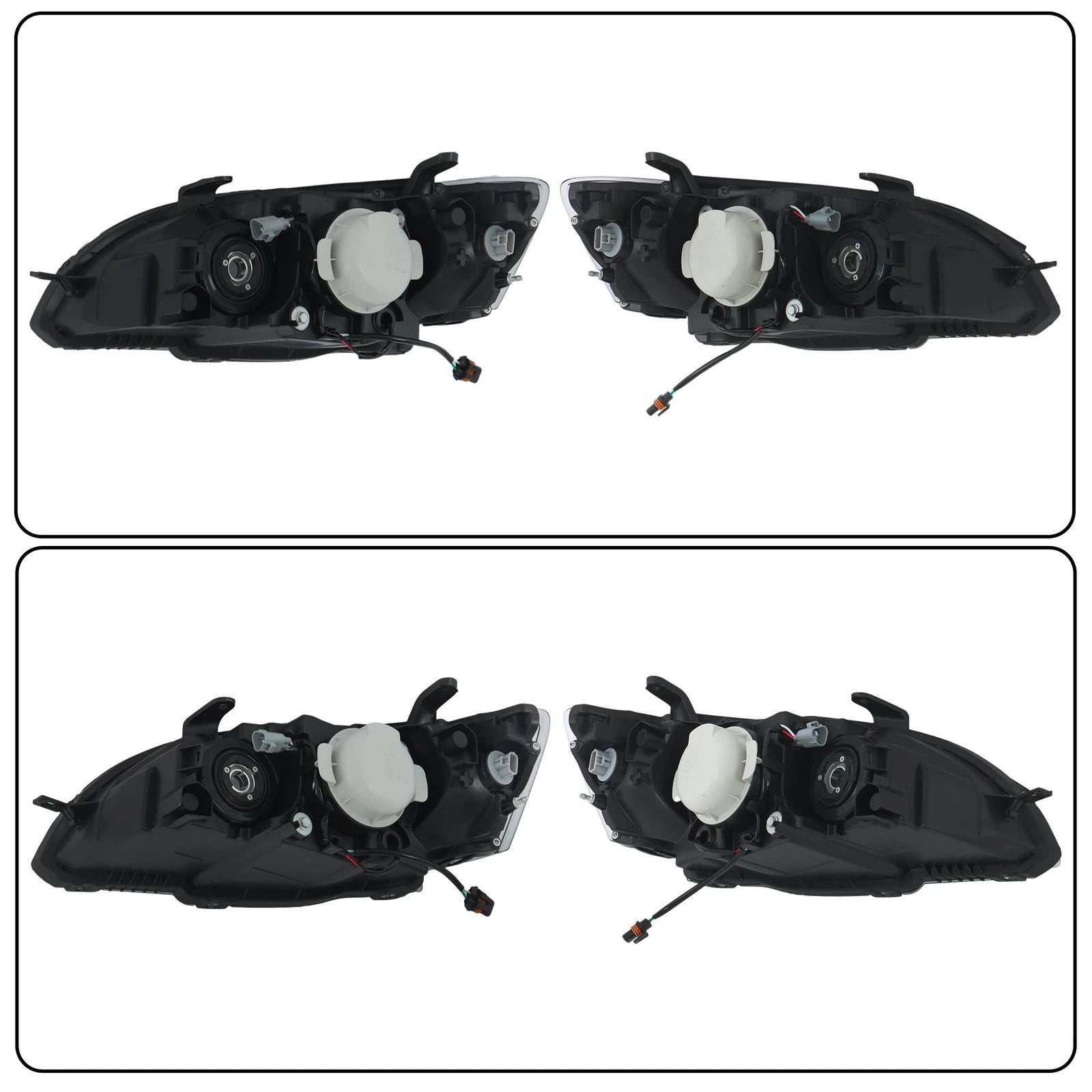 Set of 2 Headlight Assemblies for Subaru Outback/Legacy (2005–2007)