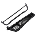 2X Front Lower Bumper Cover Grille with Molding Trim for Jeep Cherokee (2014–2018)
