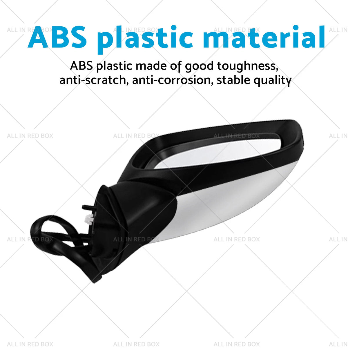 Silver Door Mirror for Mazda CX-5 (2017–Present) With BlindSpot 9 Wires